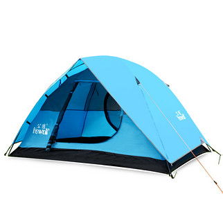 hewolf 公狼 情侶三季帳篷 1536深度測評 戶外小兩口的溫馨港灣